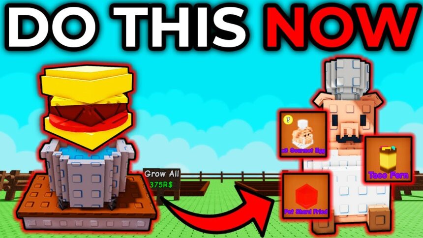 NEW FASTEST METHOD to FARM PRISMATIC COOKING REWARDS in Grow a Garden!