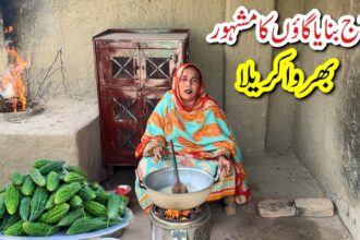 Authentic Village Style Bharwa Karela Receipe | Stuffed Karela Qeema Recipe |Village food| Desi food
