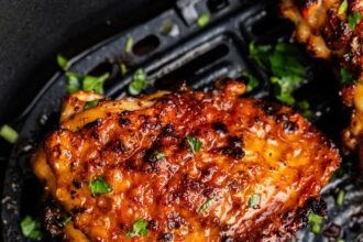 Crispy Air Fryer Chicken Thighs