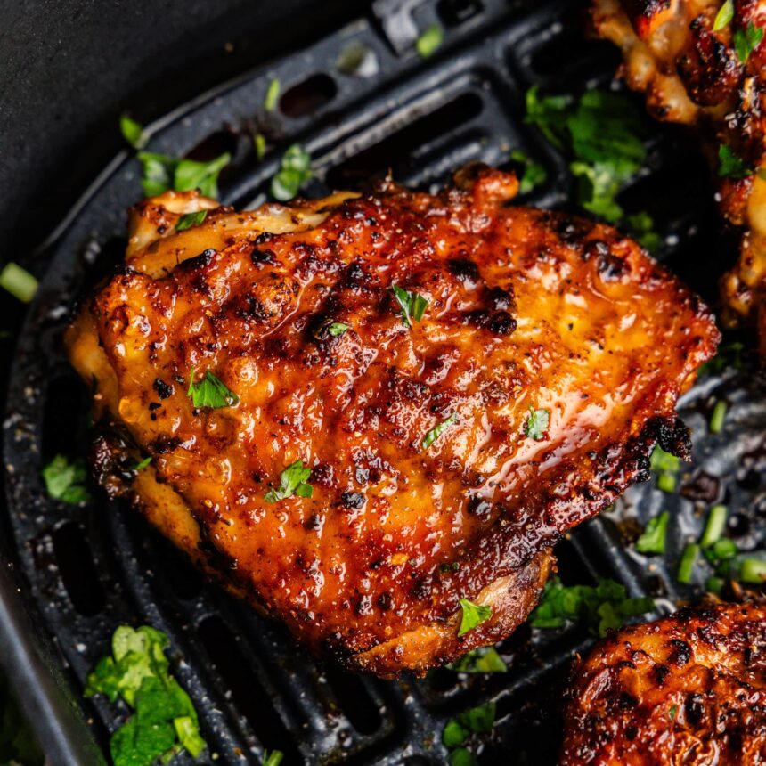 Crispy Air Fryer Chicken Thighs