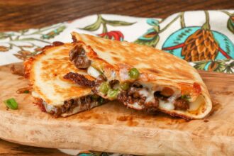 Korean Beef Quesadilla - Barefeet in the Kitchen