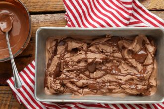 Nutella Ice Cream - Barefeet in the Kitchen