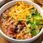 Creamy Taco Soup | Cookies & Cups