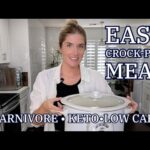 5 Min Prep: Carnivore/Low Carb Crock Pot Meal