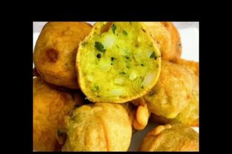 Batata vada recipe#food #viral videos