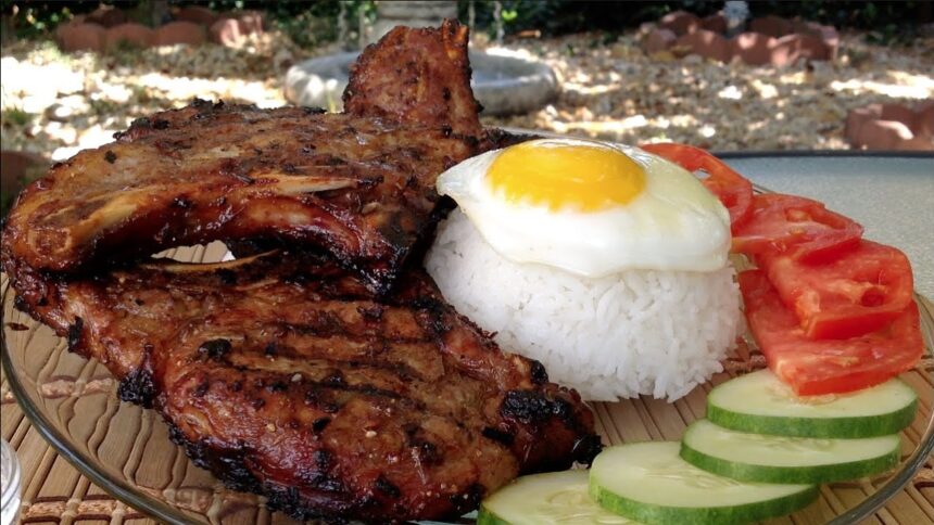 How To Grill Lemongrass Pork Chops-Vietnamese Food Recipes