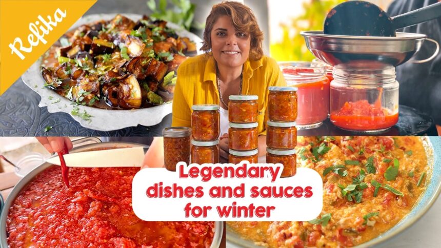Perfect Winter Dishes & Sauces; Menemen, Shakshuka, Lutenitsa & Pepper Sauce Recipes