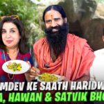 Baba Ramdev Ke Saath Satvik Aloevera Turmeric Methi Recipe, Funny Moments Aur Ganga Aarti!