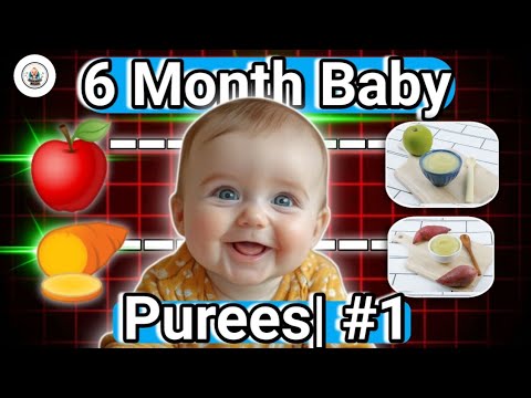 Healthy Baby Food Recipes for 6 Month  Stage #1 (Day 1-9) @Littlebiteskitchen .