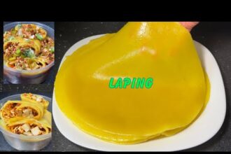 बनाउने होइन त लापिङ्ग || SPICY LAPHING RECIPE || TIBETAN STREET FOOD