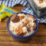 ice cream made with candy bars