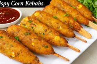 सस्ते भुट्टे के पकोड़े बिना तले मैंने बनाये 10 min | SWEET CORN PAKORA Kebab - Sweet Corn Recipe