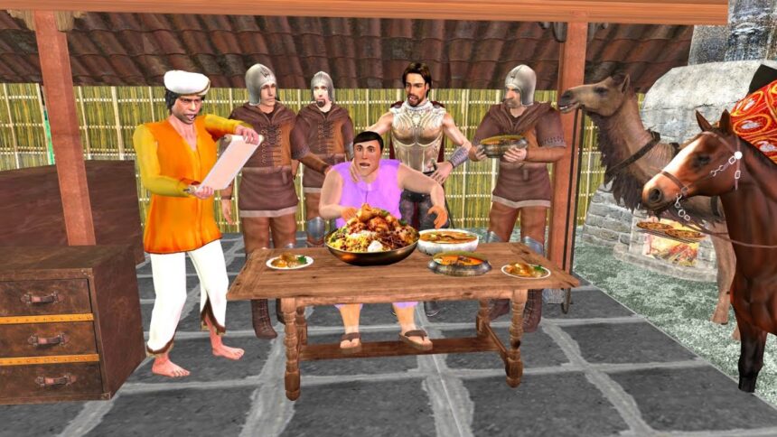 Tariff Biryani Tax Chicken Biryani Famous Street Food Hindi Kahani Moral Stories Hindi Comedy Video