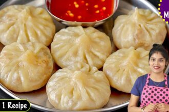 இட்லி பாத்திரத்தில் கடையை போல soft-ஆன momos வீட்ல ரெடி | Vegetable momos recipe in Tamil | veg momos