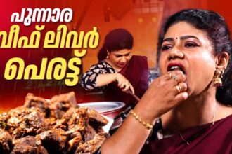 EP 201 | പുന്നാര ബീഫ് ലിവർ പെരട്ട്  | Easy Kerala Style Beef Liver Roast Recipe | Village Food