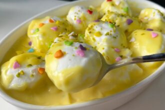 Floating Custard Recipe | Vanilla Custard Recipe | Floating Island | New Dessert
