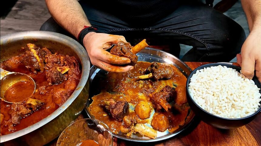 Mutton Curry Muri | Odia Mutton Nalli Muri | Odia Bengali Mutton Curry Recipe