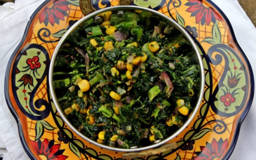 Kale and Roasted Corn Stir Fry [Vegan] – One Green Planet