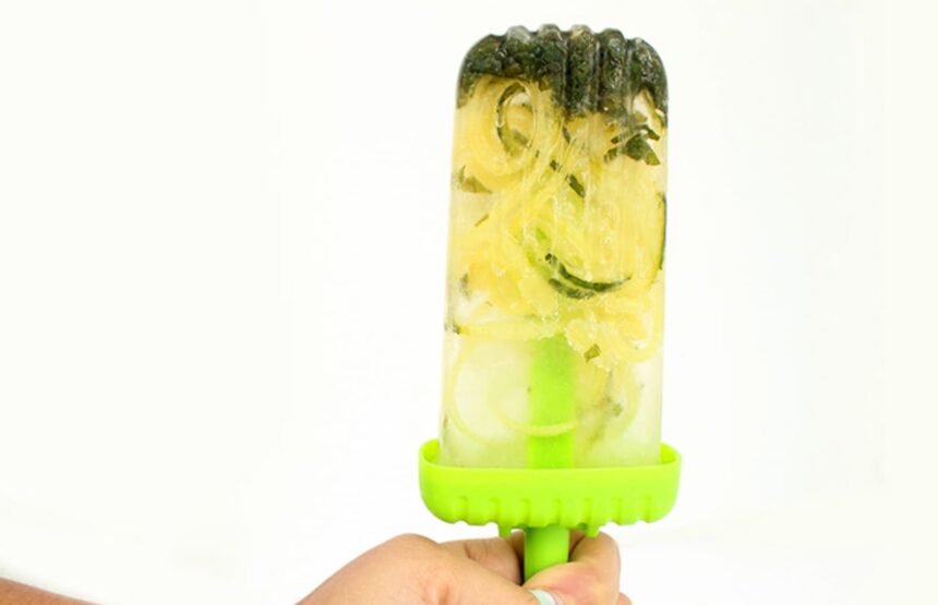 Lime, Mint, and Cucumber Noodle Ice Popsicles [Vegan] – One Green Planet