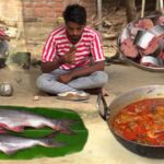 Pyasi Machhali Banane Ka Simple Tarika | silan fish curry recipe cooking and eating in village style