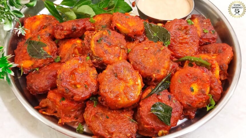 Egg Tandoori Fry Recipe|How to Make Masala Egg Fry|10MIN StreetStyle Crispy Egg Fry|Spicy Egg Recipe