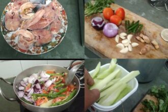 best boiled fish recipe with vegetable mix ❤️। Healthy boiled #food #recipes #fishing #easyrecipe