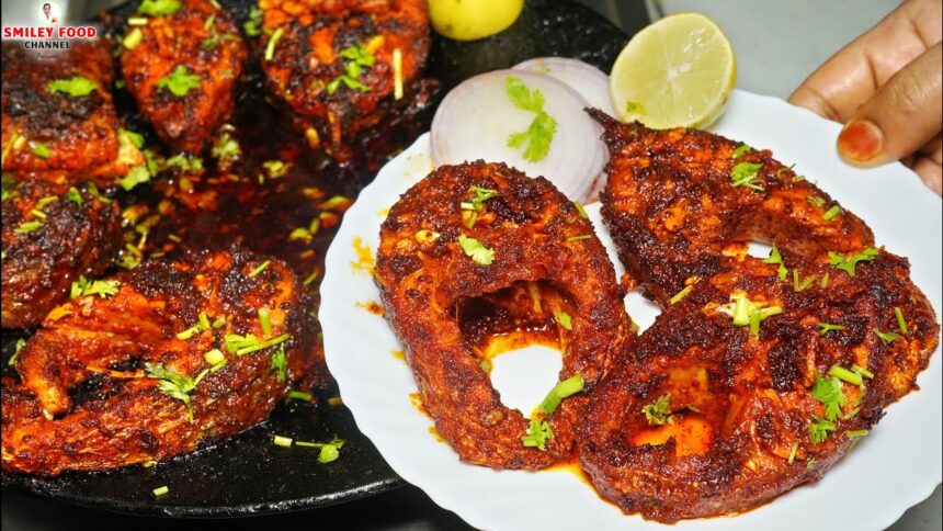 भरुच स्टाइल चटाकेदार तली हुई मछली Bharuchi Tali Huee Machhali | Fish Fry Recipe by Smiley Food