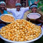 1000 PANI PURI | Golgappa Recipe Cooking in South Indian Village | How to make Pani Puri Recipe