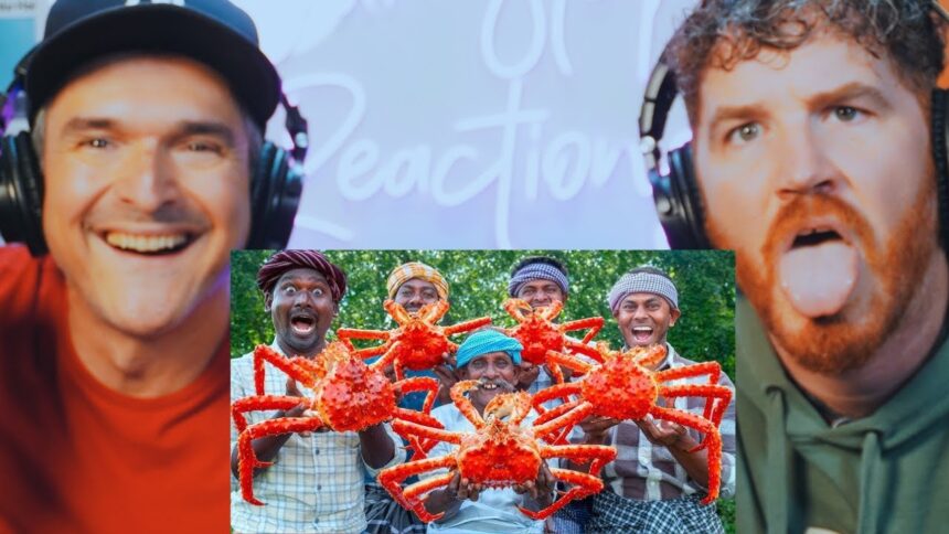 KING CRAB | Big Size Crab Recipe Cooking in American Village | VCC Cooking in USA | REACTION!!