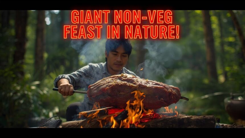 Outdoor Food Cooking in Nature | Village Style Cooking | Relaxing Cooking Video