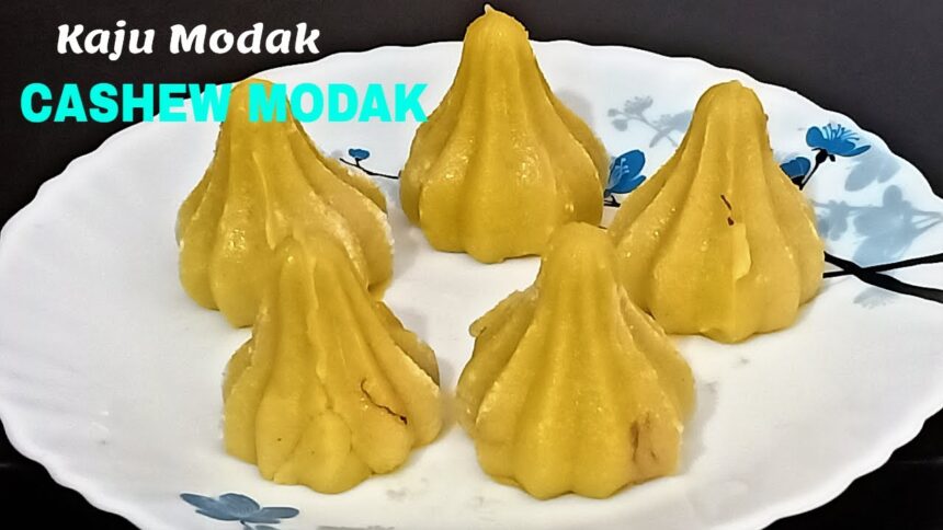 Kaju Modak Recipe | Ganesh Chaturthi Special