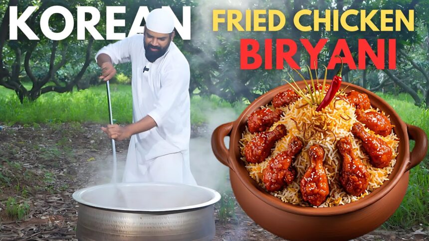 Korean Fried Chicken Biryani | Spicy KFC Style Biryani Recipe | Nawab's Kitchen Official