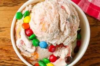 M&M Ice Cream - Barefeet in the Kitchen