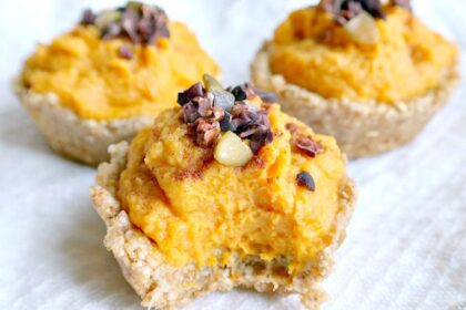 No-Bake Pumpkin Protein Cupcakes [Vegan, Gluten-Free] – One Green Planet