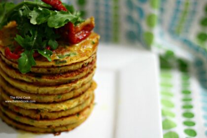 Tomato, Chive, and Chickpea Pancakes [Vegan] – One Green Planet