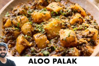 Aloo Palak Recipe | Dhaba Style Easy Sabzi At Home | ढाबे जैसा आसान आलू पालक | Chef Sanjyot Keer