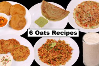 ६ झटपट और आसान ओट्स का नाश्ता | 6 Oats Breakfast Recipes by Kabita | Oats Breakfast | KabitasKitchen