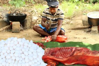 Village Secrets: Unveiling Traditional Pork Recipes Cooking Eating Celebration #villagehunter