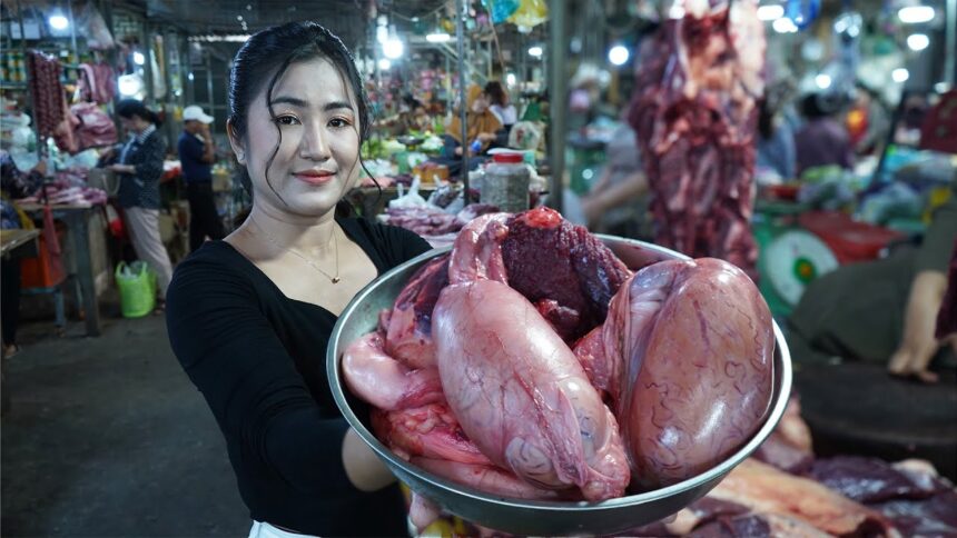 Country chefs: Buy cow organs and cooking - Yummy cow organs soup recipes