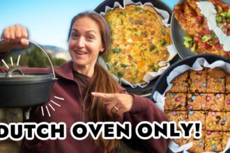 3 DELICIOUS Dutch Oven Camping Recipes for a Full Day of Meals