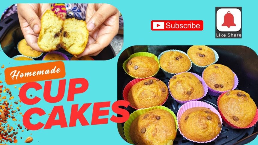 "Soft & Fluffy Homemade Vanilla Cupcakes"  #video #cooking