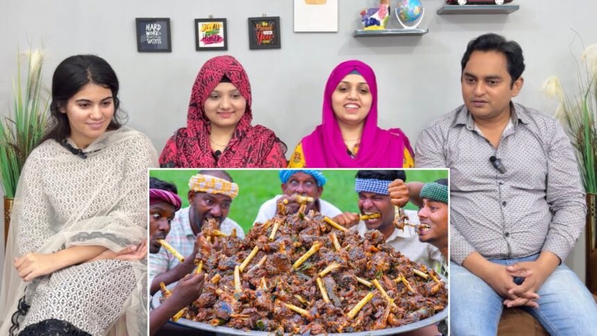 Mutton Nalli Pepper Fry | Mutton Bone Marrow Recipe Cooking In Village | Hot Spicy Mutton Recipe