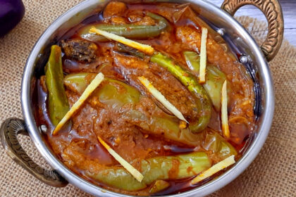 Chok Wangun Kashmiri Style Tangy Brinjals