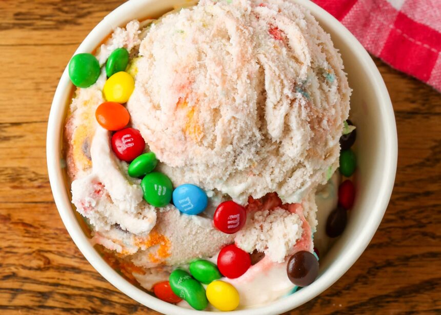 M&M Ice Cream - Barefeet in the Kitchen