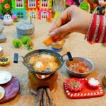 Miniature mini Chicken butter fry making recipe , mini cooking , mini kitchen #miniature