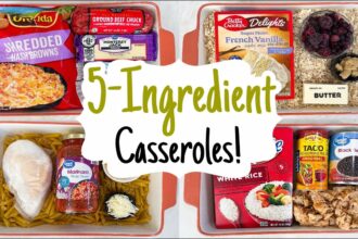 EASY CASSEROLE DINNERS | 5 Real-Life 5-Ingredient Recipes + Oat Berry Cobbler | Julia Pacheco
