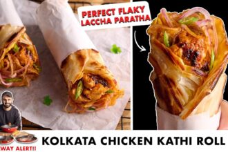 Chicken Kathi Roll Recipe | Juicy Chicken Kababs & Flaky Paratha | चिकन काठी रोल | Chef Sanjyot Keer