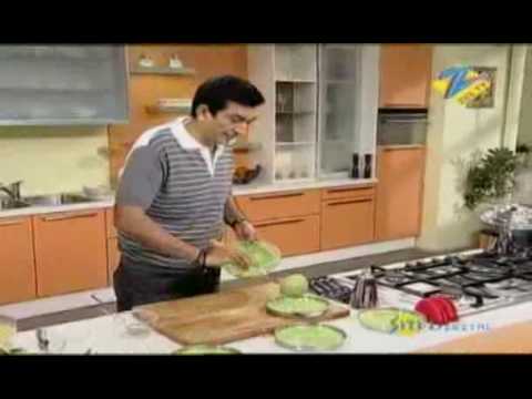 Khana Khazana - Cooking Show - Palak Dhokla - Recipe by Sanjeev Kapoor - Zee TV