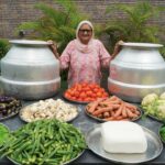 1 GRAVY 8 VEGETABLES RECIPE | Colourful Vegetables Cooked In Handi |  Village recipes | Village food