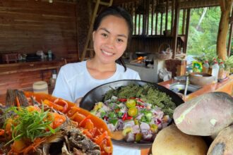 Filipino foods cooking | Simple Food - Kinilaw, Escabeche, Hinalang, Labig ug Law uy | BOHOL